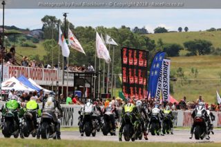 Red Square Kawasaki ZX10R Masters - Photograph by Paul Blackburn