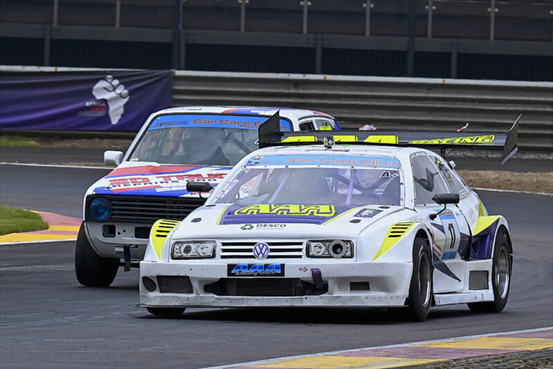 The Car Care Clinic Silvercup 2,0 category will see drivers like Zander Jacobs (AAA Recovery VW Corado Spaceframe) fighting for podium places. Photograph: Dave Ledbitter