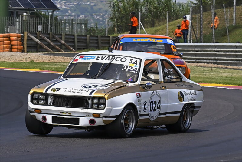 In the Evapco HRSA category, front runners should include Werner Kotze (Black and Gold Solutions Mazda R100 Rotary). Photograph: Dave Ledbitter