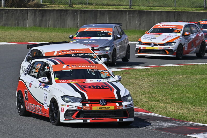 Derek Smalberger (Sabertek Polo) should chase podium places in the Astron Energy Volkswagen Polo Cup races. Photograph: Dave Ledbitter