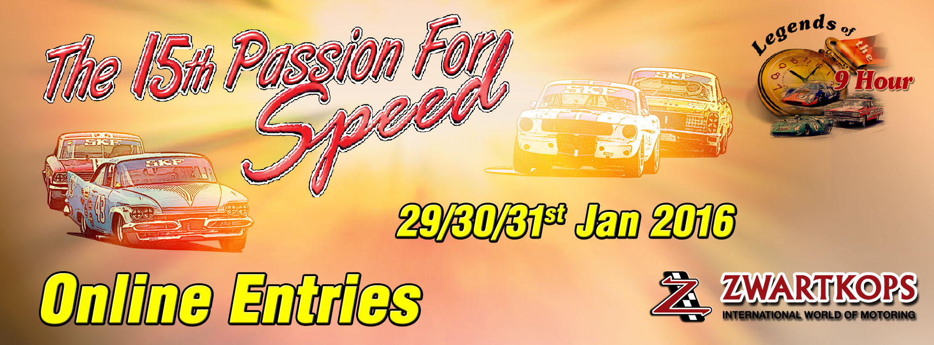 The 15th Passion for Speed - Online Entries