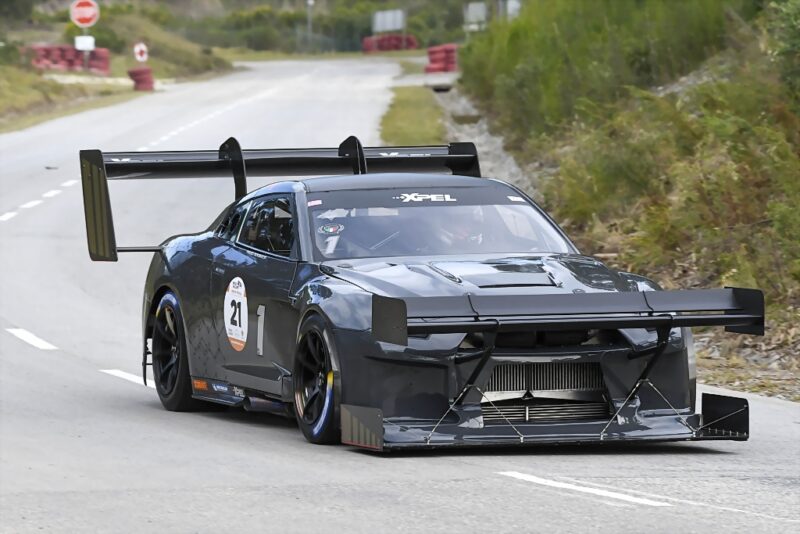 Franco Scribante will run the ferocious Scuderia Scribante Nissan GTR R35 in the Saloon Car category. Picture: Dave Ledbitter.