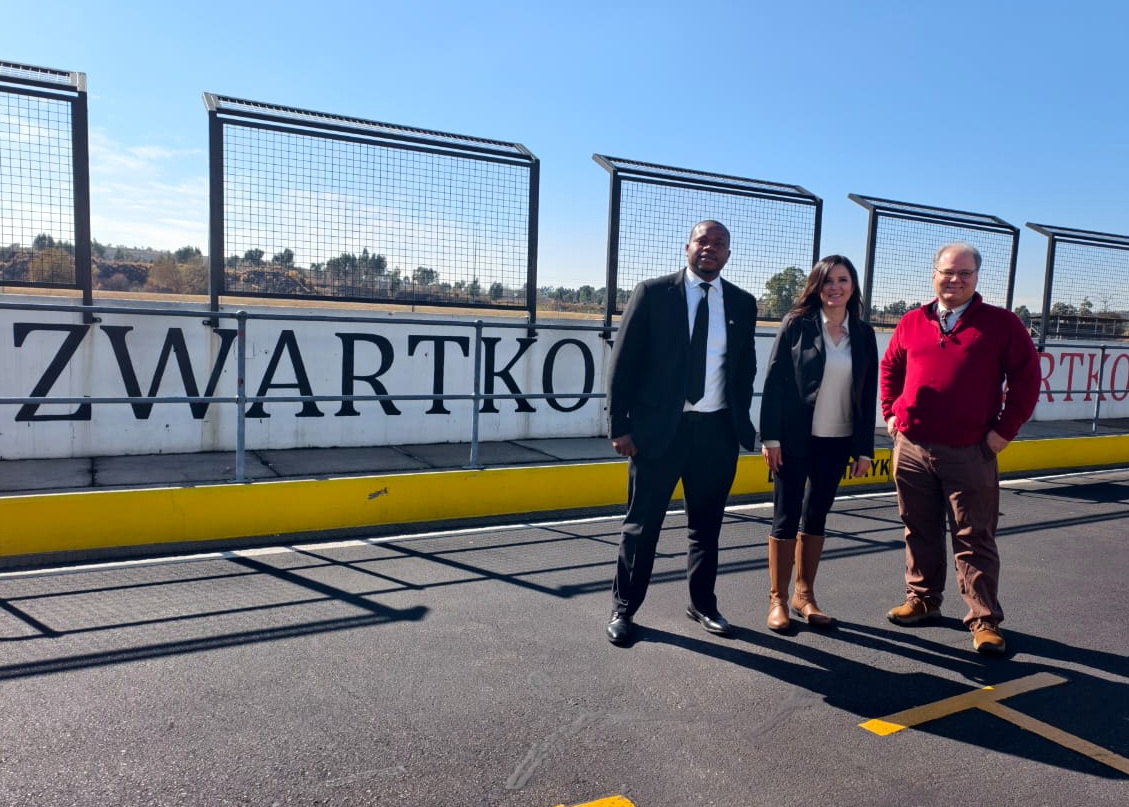 Tanya Thompson meeting with Pontsho Mohlola & Jake Goshert, Professional Exchanges Coordinator, U.S. Embassy Pretoria, Public Diplomacy Section